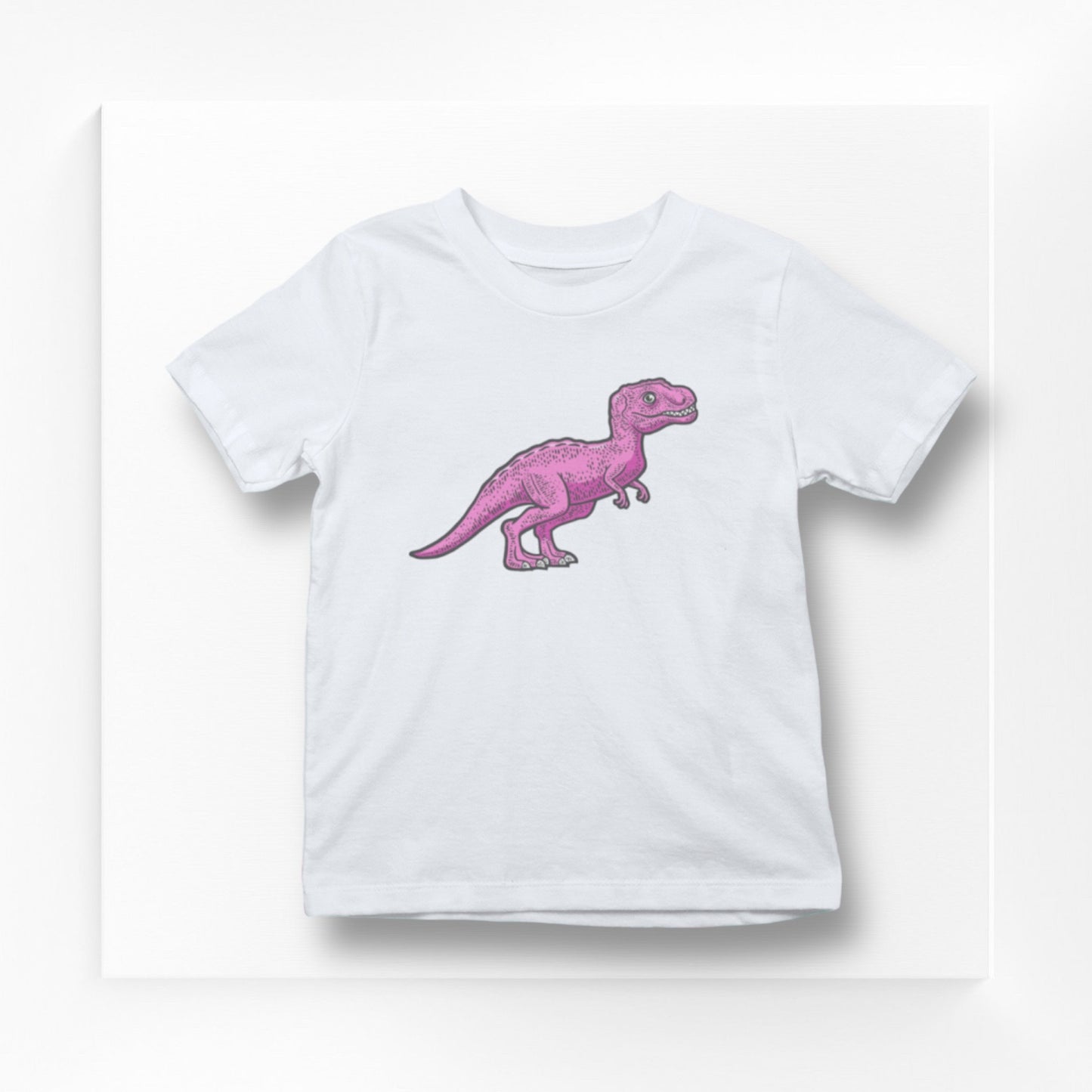 Baby Shirt - Pink Dinosaur